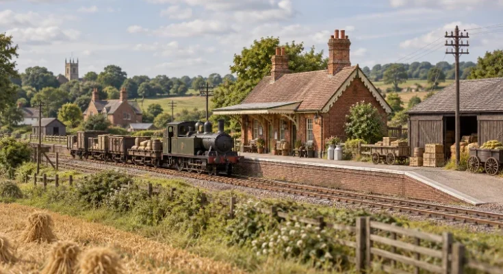 Modelling Great Eastern Railway Infrastructure in Rural Suffolk