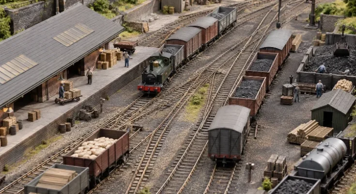 Planning Complex Railway Yard Operations in Compact Scale Layouts