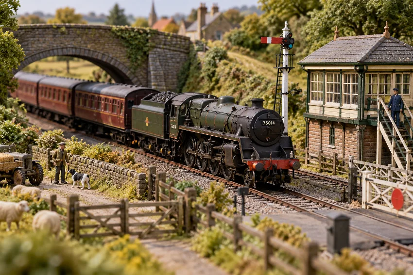 Stowmarket Model Railway - Realistic Track Construction and Digital Command Control